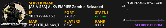 [ASIA-SEA] ALKA EMPIRE Zombie Reloaded