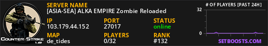[ASIA-SEA] ALKA EMPIRE Zombie Reloaded