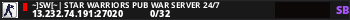 ~]SW[~| Star Warriors Pub War Server 24/7