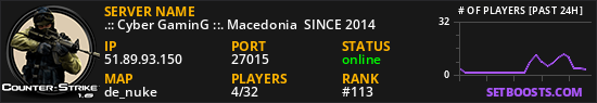 .:: Cyber GaminG ::. Macedonia  SINCE 2014