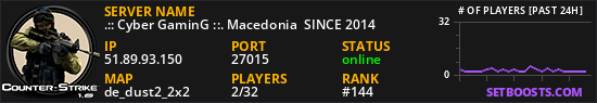 .:: Cyber GaminG ::. Macedonia  SINCE 2014