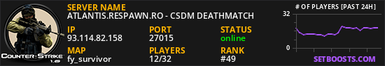 ATLANTIS.RESPAWN.RO - CSDM DEATHMATCH