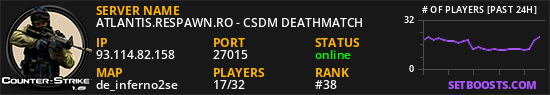 ATLANTIS.RESPAWN.RO - CSDM DEATHMATCH
