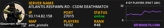 ATLANTIS.RESPAWN.RO - CSDM DEATHMATCH