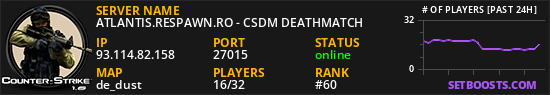 ATLANTIS.RESPAWN.RO - CSDM DEATHMATCH