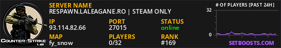 RESPAWN.LALEAGANE.RO | STEAM ONLY