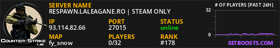RESPAWN.LALEAGANE.RO | STEAM ONLY