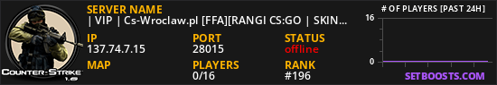 | VIP | Cs-Wroclaw.pl [FFA][RANGI CS:GO | SKINY | MEDALE | EURO][ASYSTY][KONKURS] @LiveServer.pl