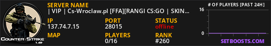 | VIP | Cs-Wroclaw.pl [FFA][RANGI CS:GO | SKINY | MEDALE | EURO][ASYSTY][KONKURS] @LiveServer.pl