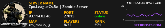 Zpx.LeagueCs.Ro | Zombie Server