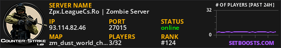 Zpx.LeagueCs.Ro | Zombie Server
