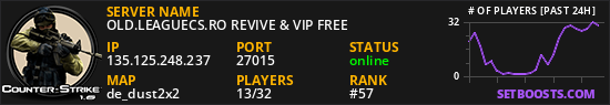 OLD.LEAGUECS.RO REVIVE & VIP FREE