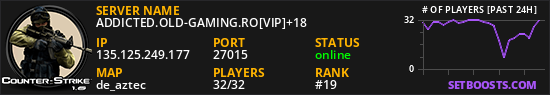 ADDICTED.OLD-GAMING.RO[VIP]+18