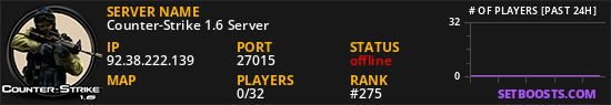 Counter-Strike 1.6 Server