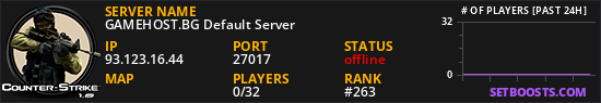 GAMEHOST.BG Default Server
