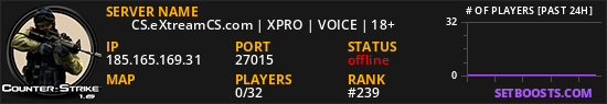      CS.eXtreamCS.com | XPRO | VOICE | 18+