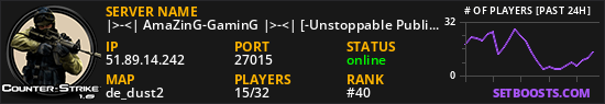 |>-<| AmaZinG-GaminG |>-<| [-Unstoppable Public-] #1