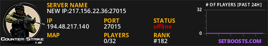 NEW IP:217.156.22.36:27015