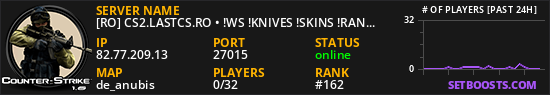 [RO] CS2.LASTCS.RO • !WS !KNIVES !SKINS !RANKS