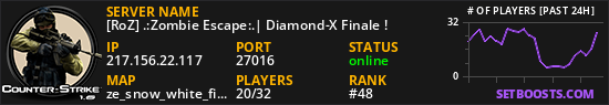 [RoZ] .:Zombie Escape:.| Diamond-X Finale !