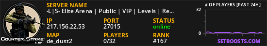 -L|S- Elite Arena | Public | VIP | Levels | Revive