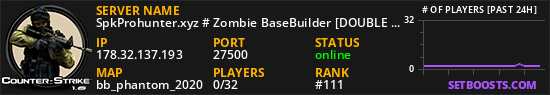SpkProhunter.xyz # Zombie BaseBuilder [DOUBLE REWARDS!]