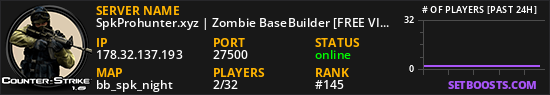 SpkProhunter.xyz | Zombie BaseBuilder [FREE VIP 24/7]