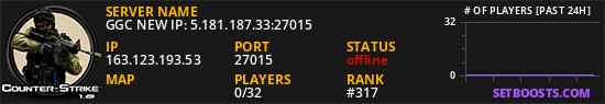 GGC NEW IP: 5.181.187.33:27015