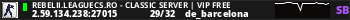 REBELII.LEAGUECS.RO - CLASSIC SERVER | VIP FREE