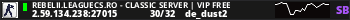 REBELII.LEAGUECS.RO - CLASSIC SERVER | VIP FREE