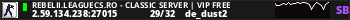 REBELII.LEAGUECS.RO - CLASSIC SERVER | VIP FREE
