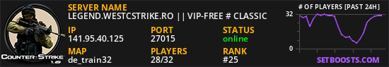 LEGEND.WESTCSTRIKE.RO || VIP-FREE # CLASSIC