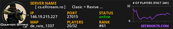 ★   [ cs.eXtream.ro ] ⮞   Clasic + Revive Mode | Free GUN