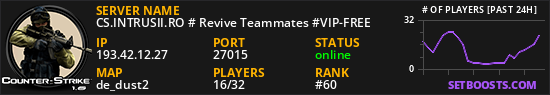 CS.INTRUSII.RO # Revive Teammates #VIP-FREE