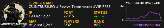 CS.INTRUSII.RO # Revive Teammates #VIP-FREE