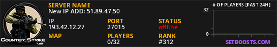 New IP ADD: 51.89.47.50