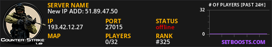 New IP ADD: 51.89.47.50