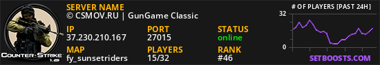 © CSMOV.RU | GunGame Classic ★
