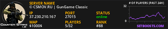 © CSMOV.RU | GunGame Classic ★