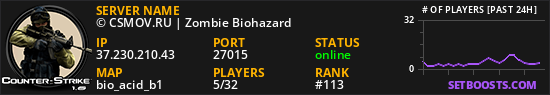 © CSMOV.RU | Zombie Biohazard ★