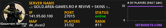 ..:: GOLD.AREA-GAMES.RO # REVIVE + SKINS ::..
