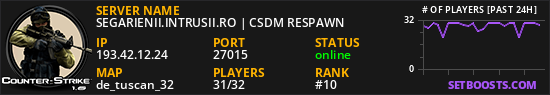 SEGARIENII.INTRUSII.RO | CSDM RESPAWN