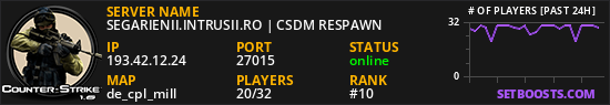 SEGARIENII.INTRUSII.RO | CSDM RESPAWN