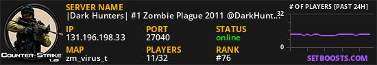 |Dark Hunters| #1 Zombie Plague 2011 @DarkHunterscs.com @BRXGames