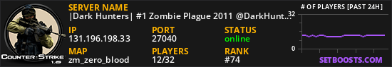 |Dark Hunters| #1 Zombie Plague 2011 @DarkHunterscs.com @BRXGames
