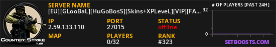 [EU][GLooBaL][HuGoBosS][Skins+XPLeveL][VIP][FASTDL]