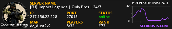 [EU] Impact Legends | Only Pros | 24/7