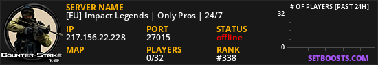 [EU] Impact Legends | Only Pros | 24/7