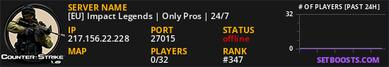 [EU] Impact Legends | Only Pros | 24/7