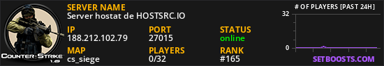 Server hostat de HOSTSRC.IO